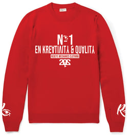 Redeye No1 in Kreativity Sweatshirt (Red)